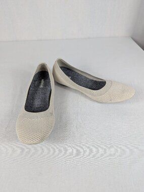 Allbirds Tree Breezers Ballet Flats Cream Beige Washable Comfort Women’s Sz 11